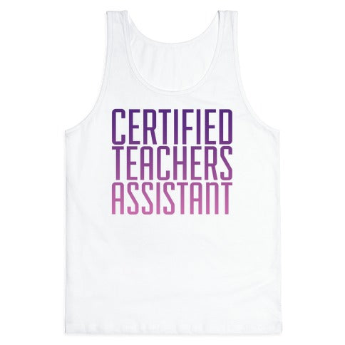 Teachers Assistant Tank Top